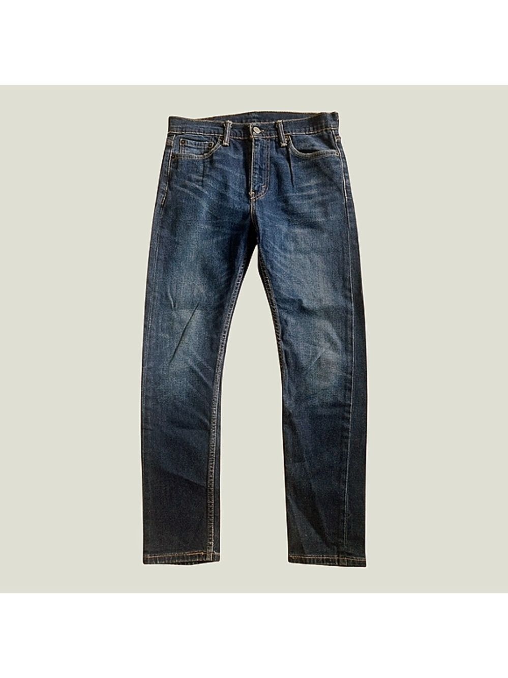 Classic Levi Strauss 510 Straight Leg Blue Jeans